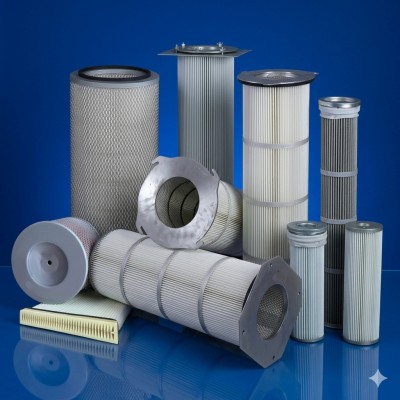 dust collector pleated filter cartridge