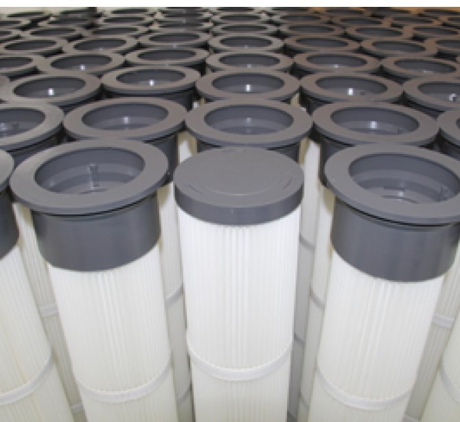 pu molded pleated cartridge bags